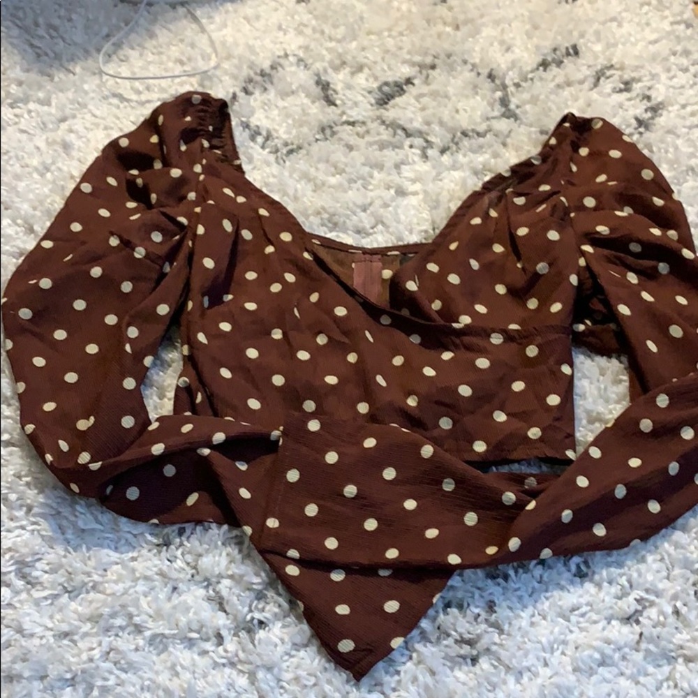 Pretty little thing puff sleeve blouse